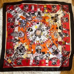 Vibrant Graphic Scarf